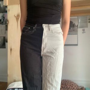 NWOT H&M straight high jeans